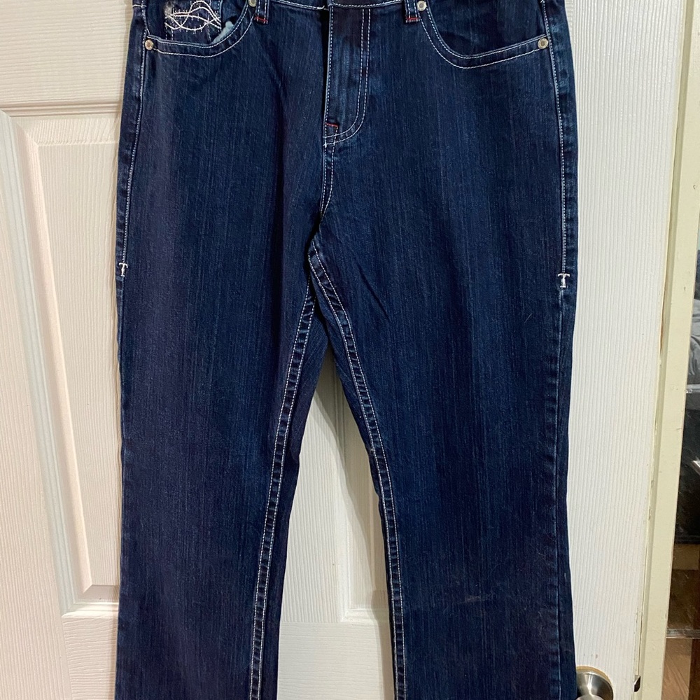 Cowgirl Tuff Jeans Size 30W 33L Bootcut. Worn one time.